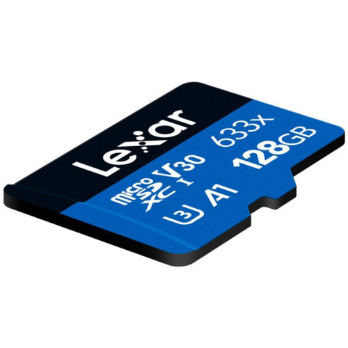 Lexar Microsd 128GB 100MB/s High Performance 633x MicroSDHC UHS-I A12