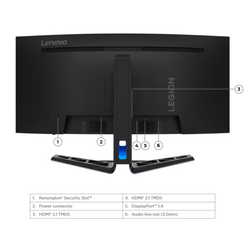 Monitor Gaming Lenovo Legion R34w-30 34" VA 180Hz 0.5ms 99%sRGB HAS Camera8