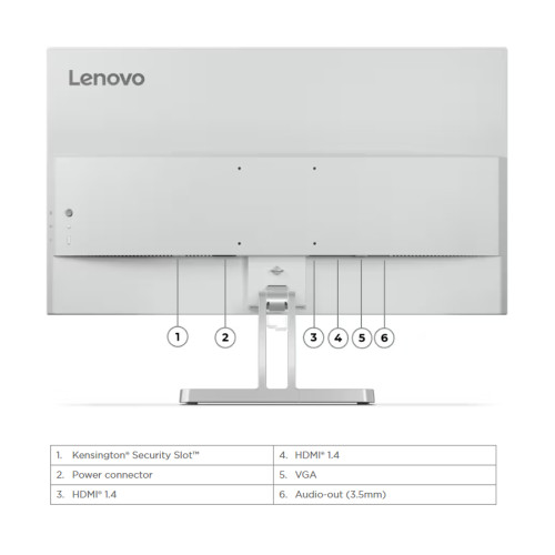 Monitor LED Lenovo L27i-4A 27" IPS 100Hz 1ms HDMI VGA 99%sRGB Eye Caring3