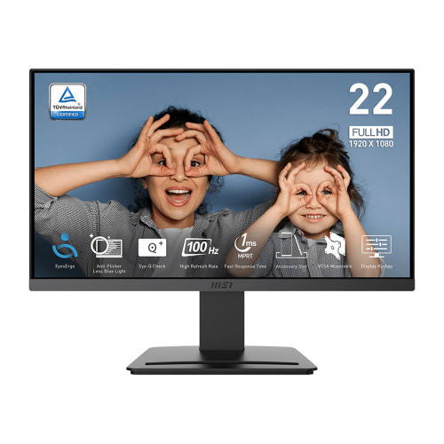 Monitor LED MSI PRO MP223 E2 21.45" FHD VA 100Hz 1ms 99%sRGB2