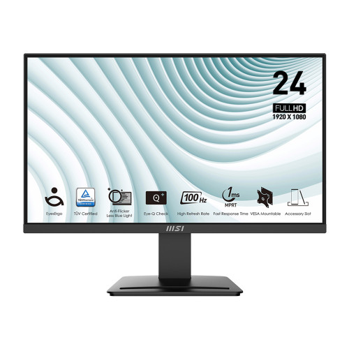 Monitor LED MSI PRO MP2412 23.8" FHD VA 100Hz 1ms 100%sRGB2