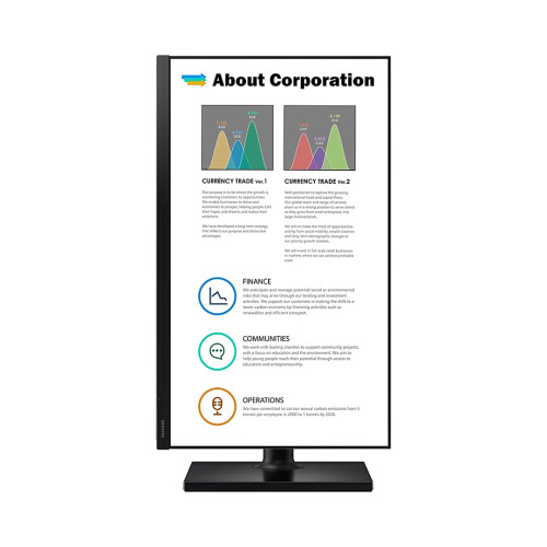 Monitor LED Samsung F24T450 24" IPS 75Hz HDMI HAS FreeSync19