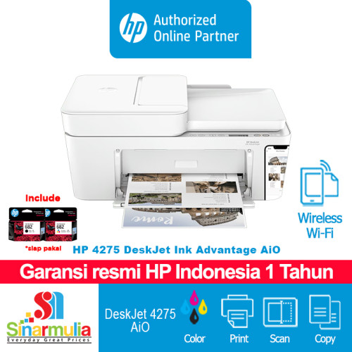 Printer HP 4275 DeskJet Ink Advantage All in One Wireless Wi-Fi