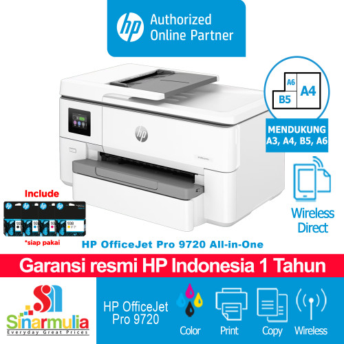 Printer HP OfficeJet Pro 9720 Wide Format All-in-One