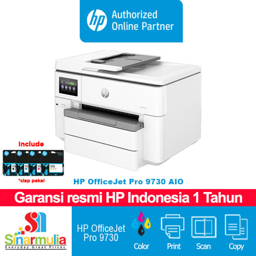 Printer HP OfficeJet Pro 9730 Wide Format All-in-One1